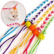 Nylon Adjustable Pet Hamster Leash & Harness for Rat Mouse - Comfortable & Secure