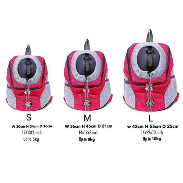 Air-Ventured Pet Backpack: Pockets & Leash!